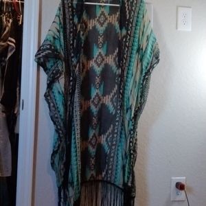 Tribal pashmina shawl